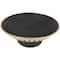 CosmoLiving by Cosmopolitan 15.25" Abstract Black with Gold Melting Drips Ceramic Decorative Bowl